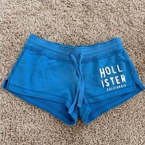 Hollister Vintage Women's Blue Drawstring Lounge Shorts